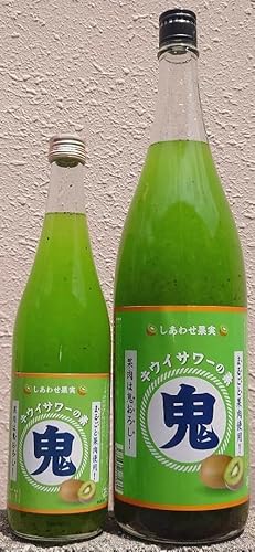 しあわせ果実 鬼おろし サワーの素 サイズとフレーバーが選べる1本 北のさくら 果汁たっぷり フルーティー 果肉どっさり 5倍希釈タイプ 生搾りより生搾り (1800ml, キウイ)