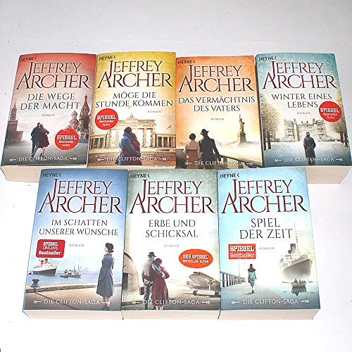 Die Clifton-Saga 1-7 komplett (Spiel der Zeit - Das Vermächtnis des Vaters - Erbe und Schicksal - Im Schatten unserer Wünsche - Die Wege der Macht - Möge die Stunde kommen - Winter eines Lebens