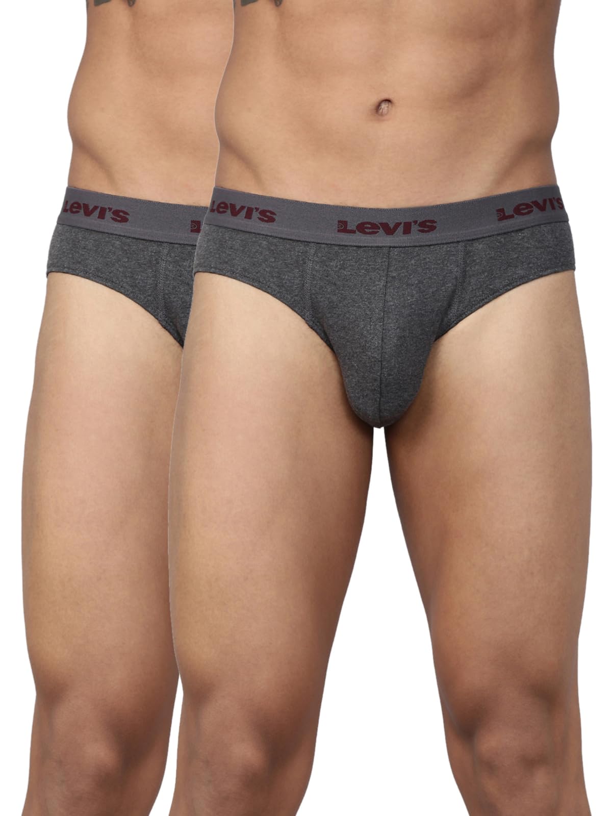 levi's Men-Innerwear-(Category)-BRIEF- (Style ID)-#002-BRIEF-DK GMEL/DK GMEL-P2-(Color)-DK. GREY MELANGE,DK. GREY MELANGE-(Size)-XL-picture-24