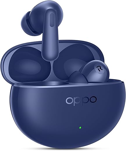 Oppo Enco Bud 3Pro+ True Wireless in Ear Earbuds with 12.4mm Driver and 32dB ANC, 43Hrs Playtime,Low Latency,Fast Charging,BT 5.4,IP55 (Sonic Blue)
