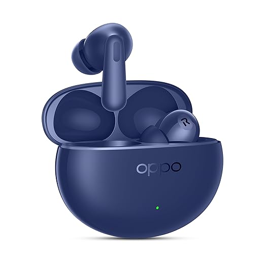 Oppo Enco Bud 3Pro+ True Wireless in Ear Earbuds with 12.4mm Driver and 32dB ANC, 43Hrs Playtime,Low Latency,Fast Charging,BT 5.4,IP55 (Sonic Blue)