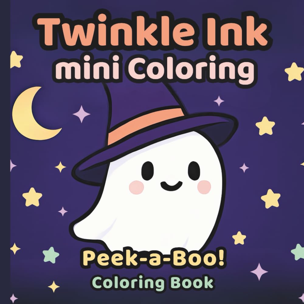 Twinkle Ink Mini Coloring: Peek-a-Boo!