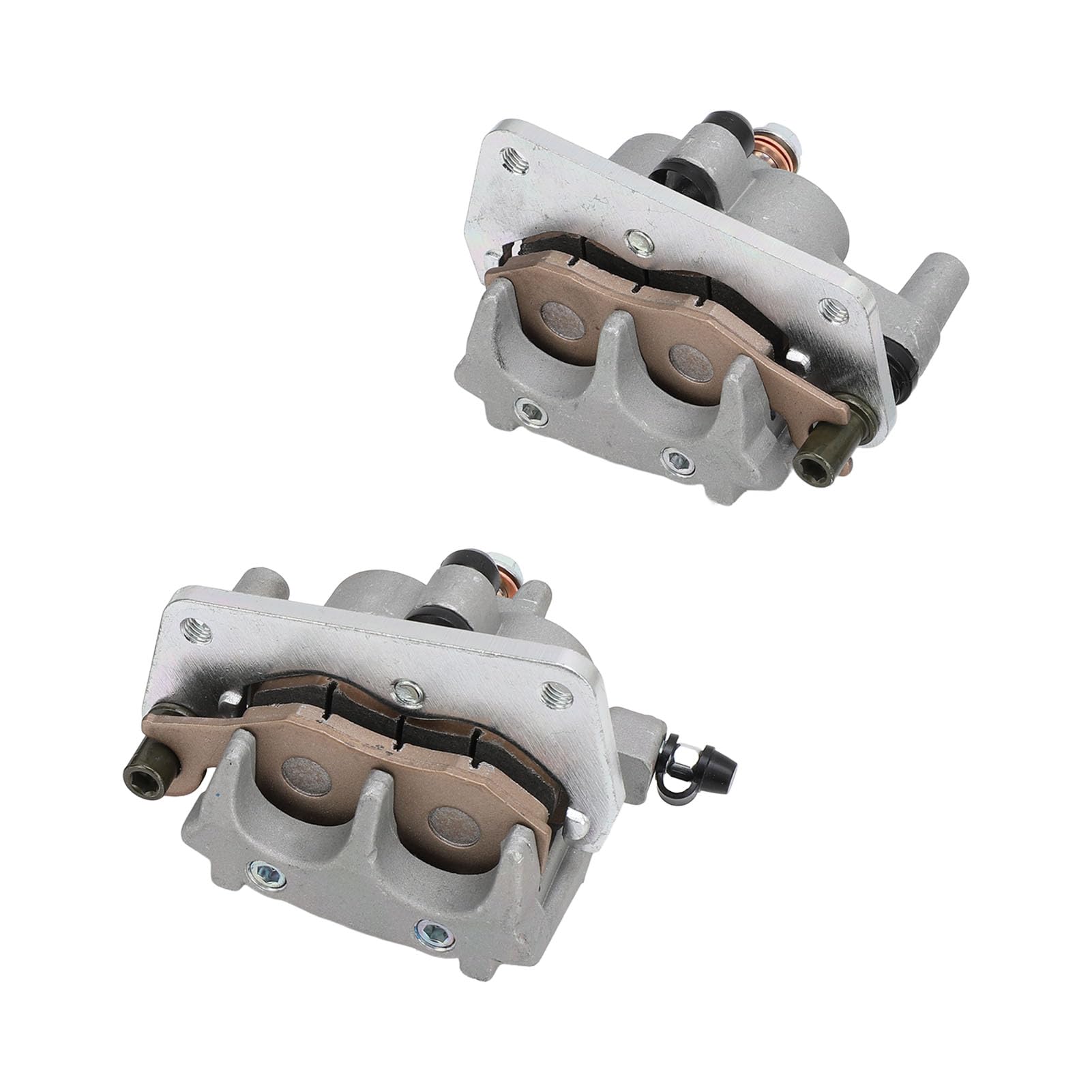Akozon 2 szt. Przednie Zaciski Hamulcowe z Klockami Hamulcowymi Lewy i Prawy dla Yfz450 Yfz450R Yfz450X 2004-2020-ulepszone i Precyzyjne Hamowanie-kompatybilne z Oe 2580T 01 00 5Tg 2580U 10 00