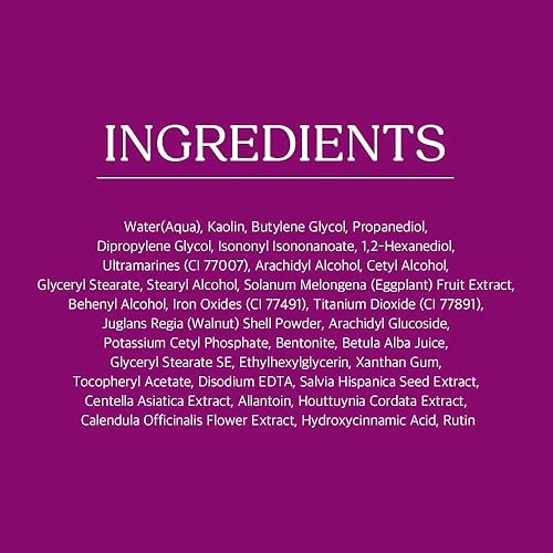 Miniatura 7 de Título Mascarilla de crema de barro de berenjena con receta de papá, cuidado coreano de la piel, exfoliante de piel muerta para cara sensible, 3.38