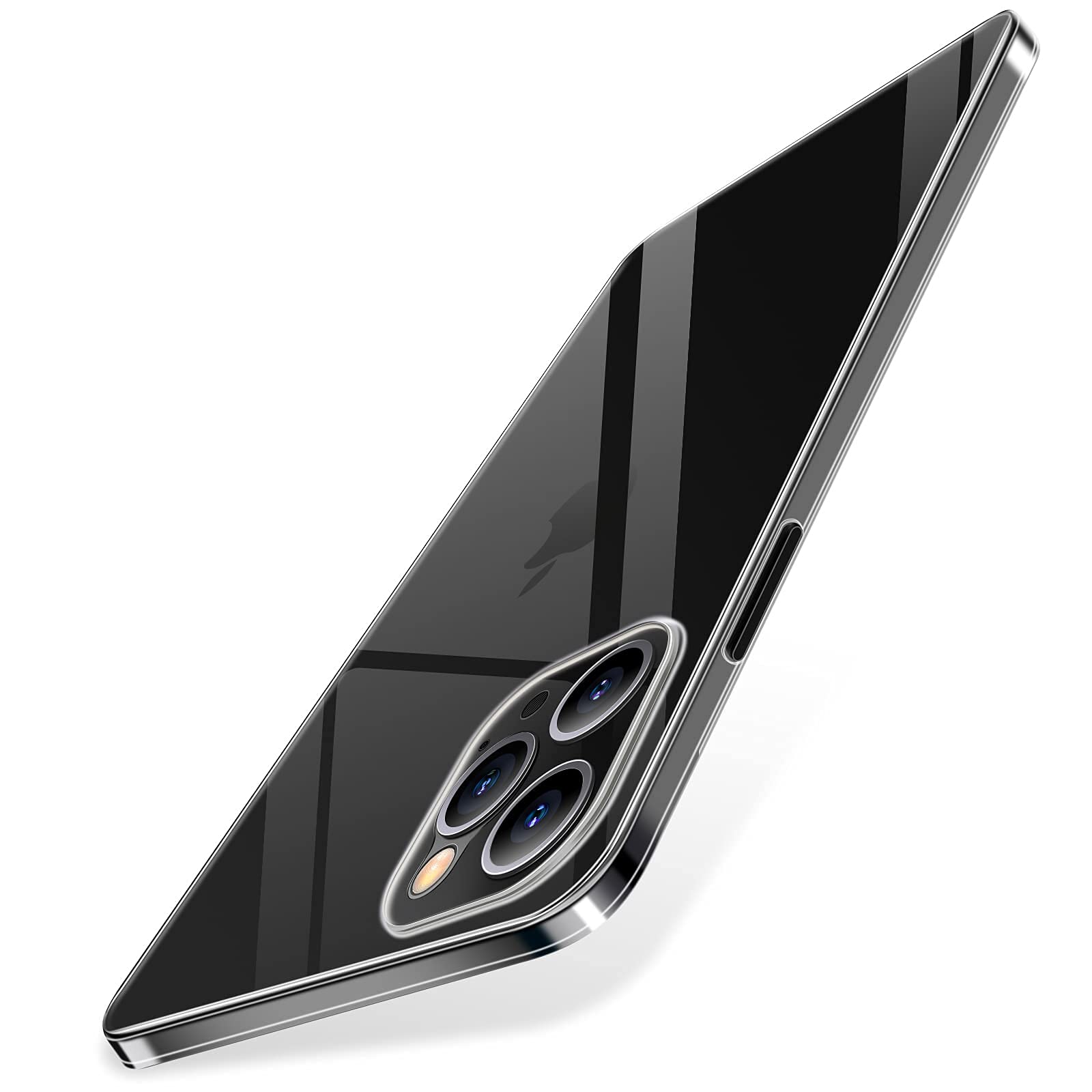 Dataroad for iPhone 12 Pro Max Slim Case,0.2mm Fit [Paper-Thin] Lightweight Case with Clear Scratchproof PP Back Cover[Anti-Fingerprints&Yellowing],Comptible with iPhone 12 Pro Max 6.7Inch-Transparent