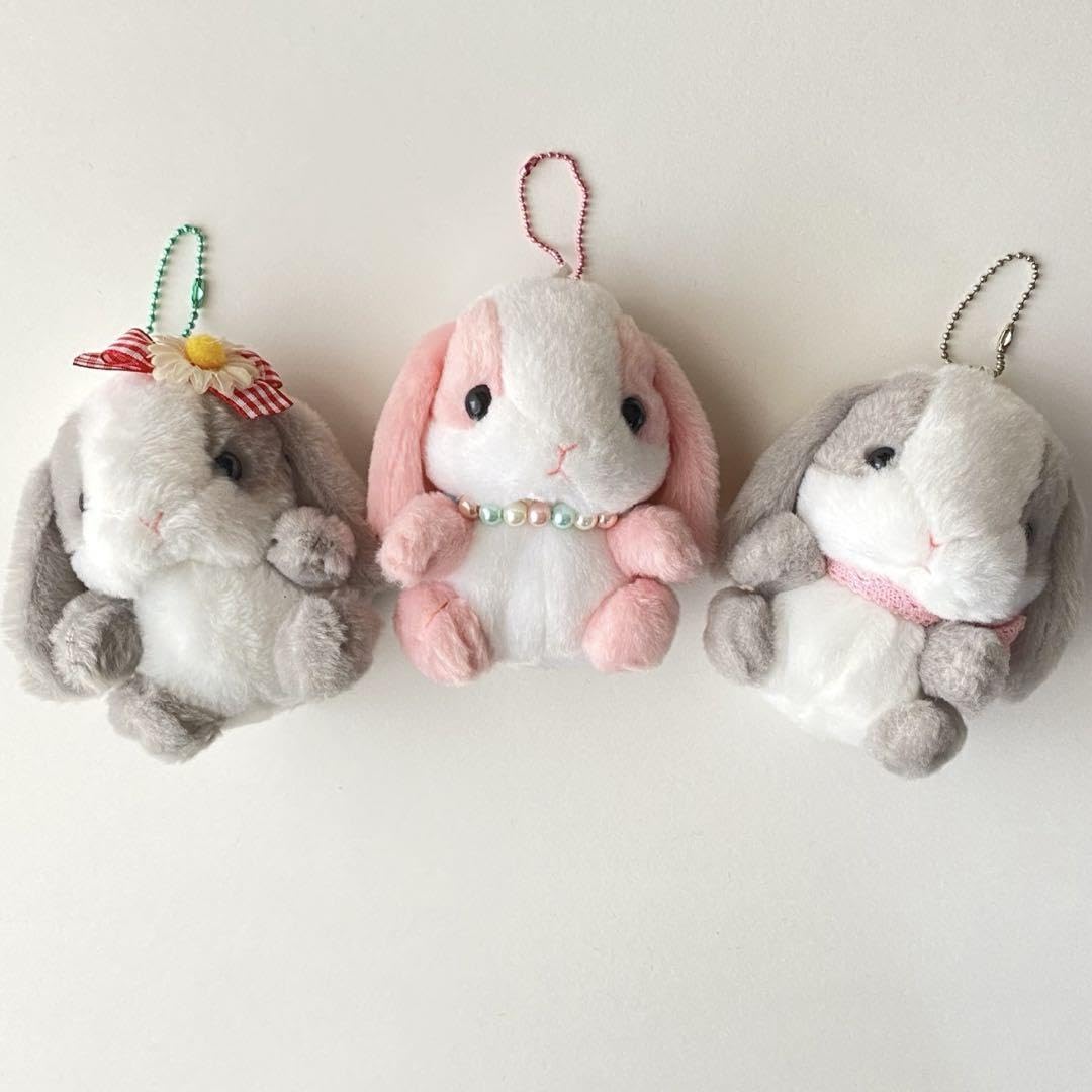 Amazon.co.jp: うさぎぬいぐるみ うさぎマスコット たれ耳うさぎ 