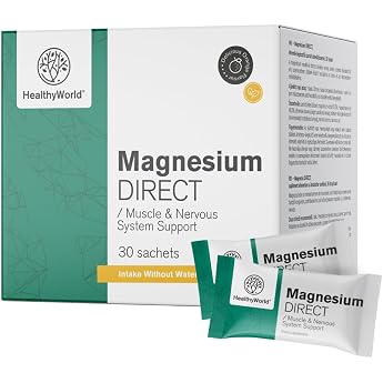 HealthyWorld Magnesium DIRECT 400 mg - Orangengeschmack - 30 Beutel