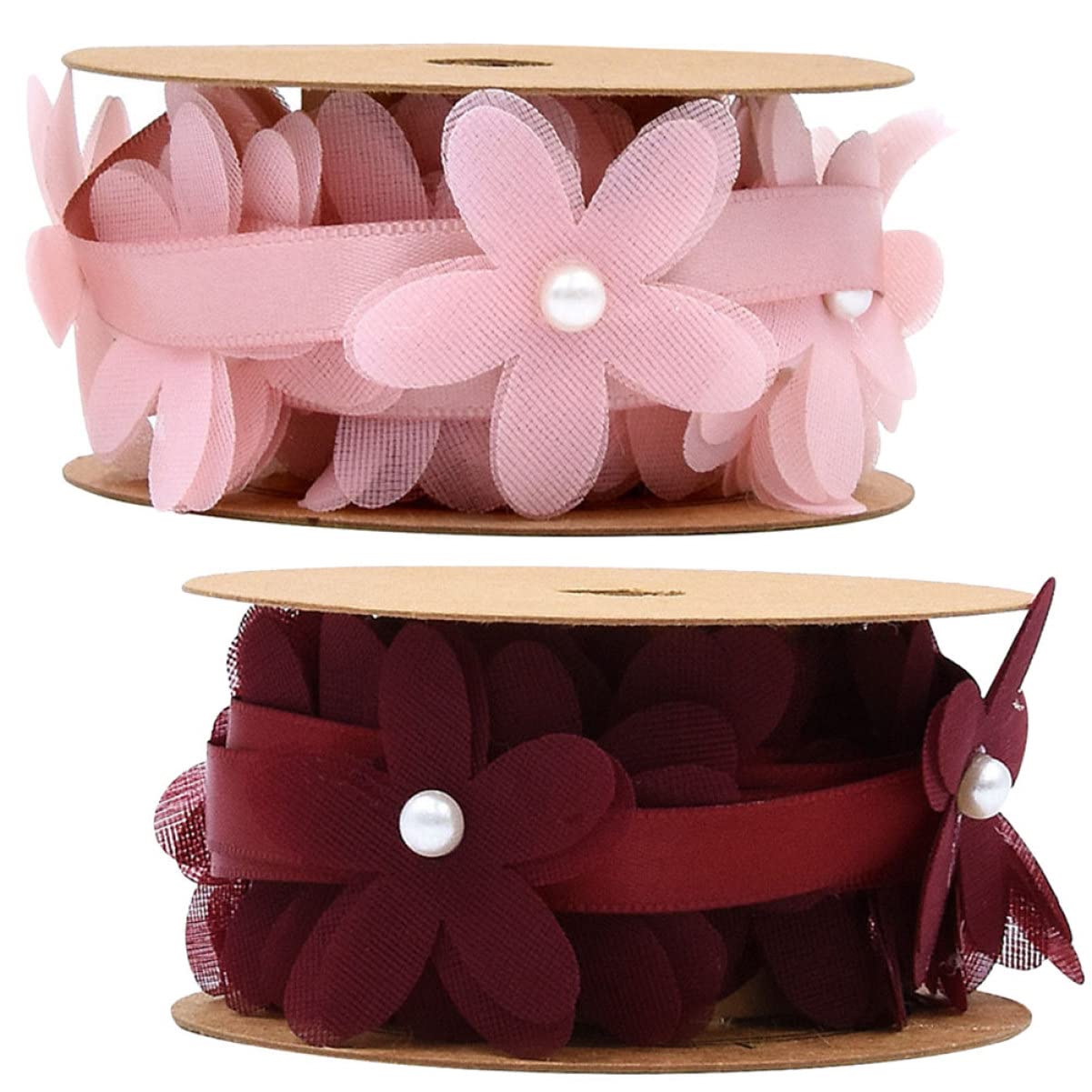 EXCEART 3 Sets 2 M Rolle Kreatives Spitzenband Zum Verpacken Von Geschenken Und Blumensträußen 2 Rollen X 3