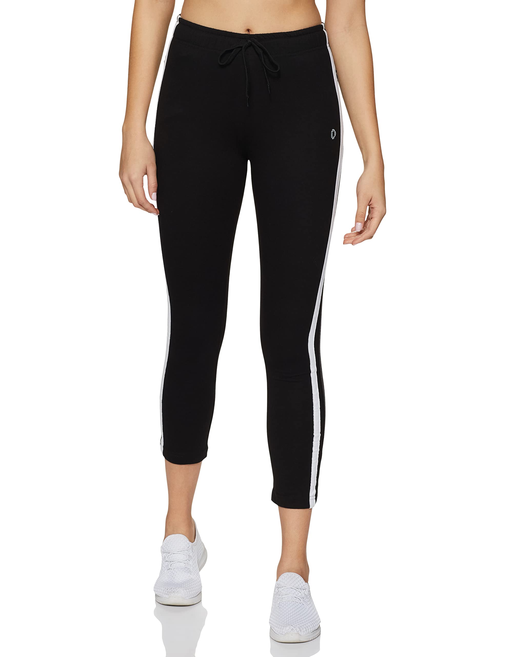 Dollar MissyWomen's Black Color Striped Track Pant