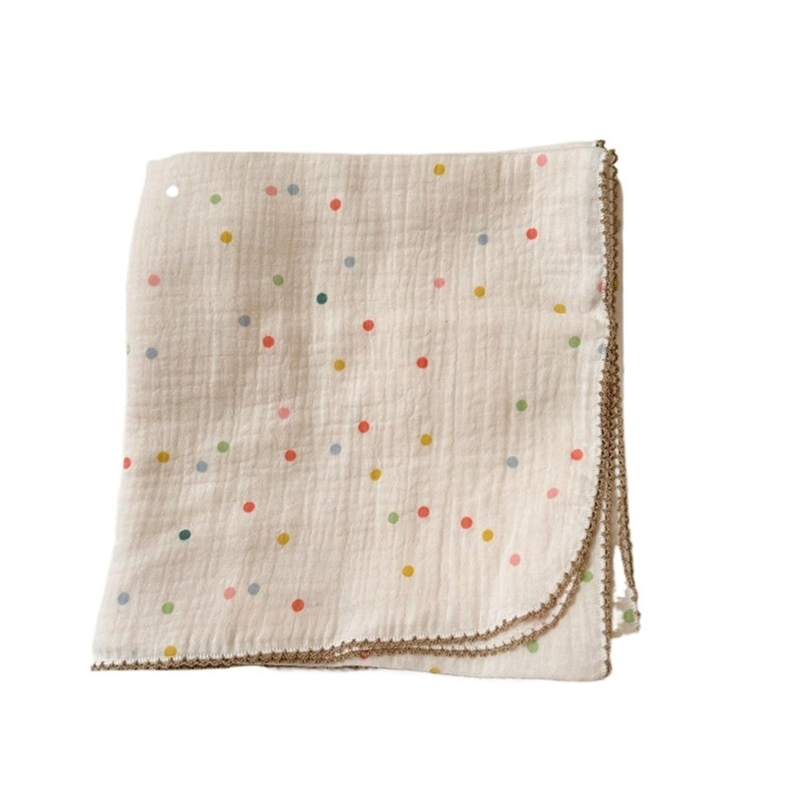 LPACXBYD Muslin Throw Blanket Cute Gauze Muslin Cotton Blanket Summer Floral Bath Towel Cozy Soft Throw Nap Cover Quilt Thin(Color6)
