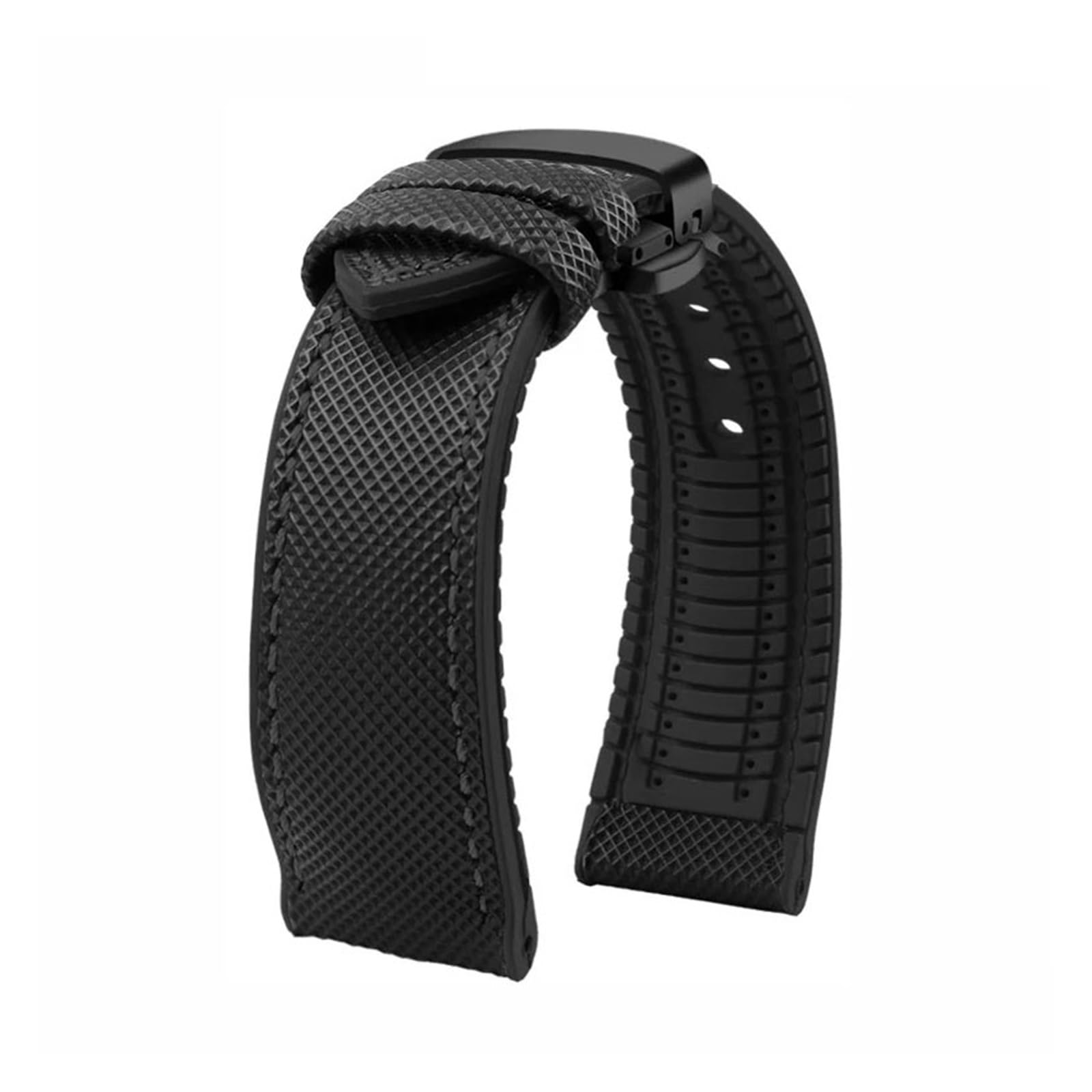 Kompatibel mit Casio PROTREK Mountaineering-Armband PRG-600/PRG-650 PRW-6600/ PRW-6800 Nylon-Weichgummi-Sportarmband Herrenarmband 24 mm