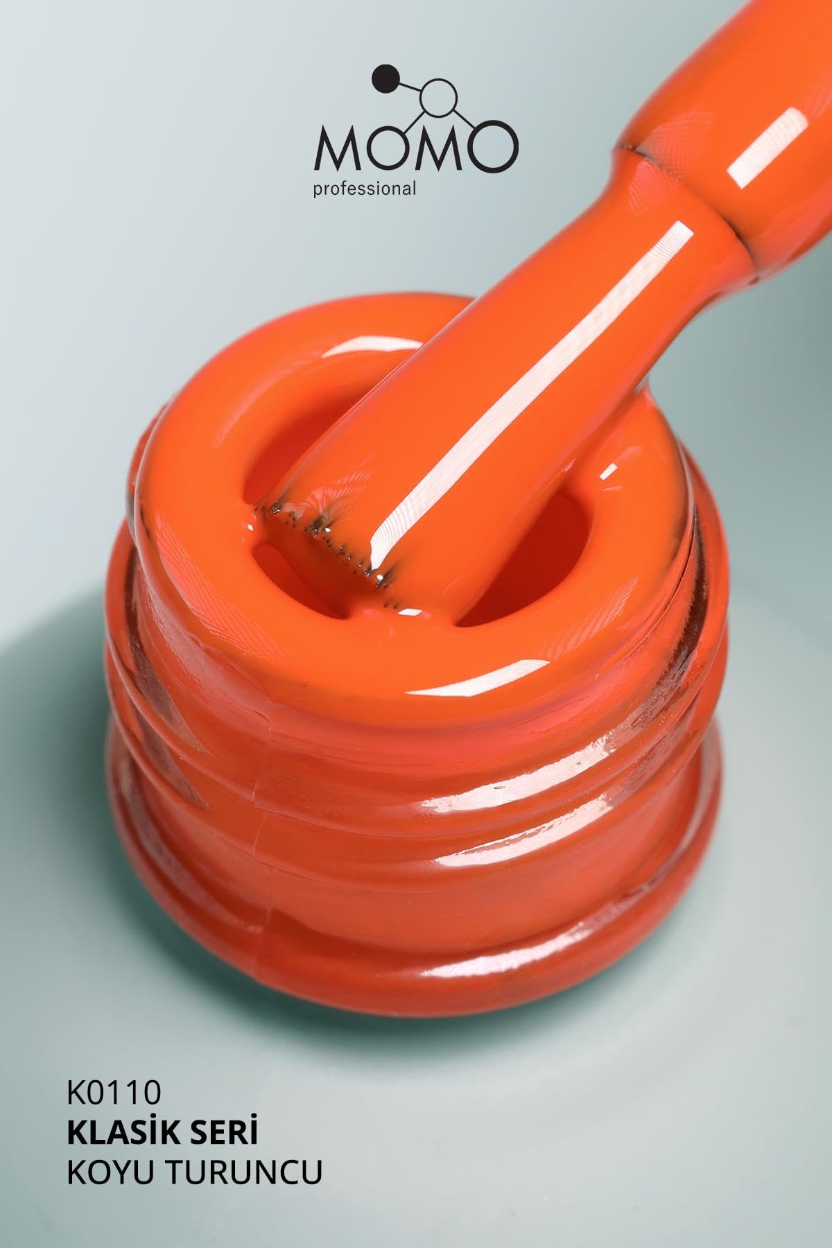 MOMO professional Kalıcı Oje K110 Canlı Nar Çiçeği 4 ml