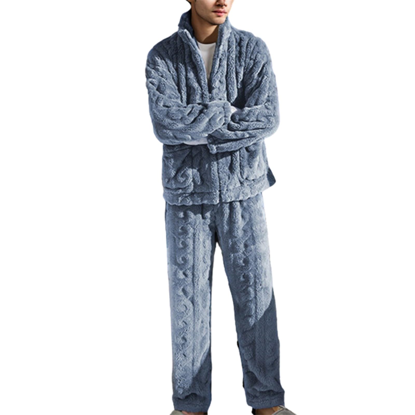 Conjunto genérico de pijama para mujer, invierno grueso, terciopelo coral perfumado, ropa para casa, cálido, suave, ropa de noche cómoda