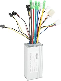 Keenso Square Wave Controller, Electric Bike Brushless Square Wave Controller with Lamp Wire for 36V 48V 500W Motors Modification Electric bicycle modification accessories