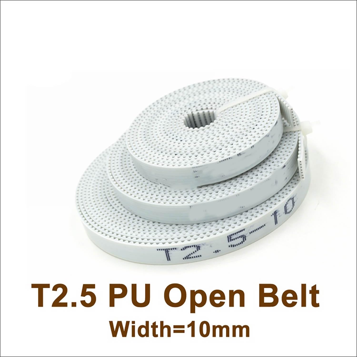 50 Meter T2.5 PU-Zahnriemen mit offenem Ende T2.5-10 Breite 10 mm T2.5 10 Riemen passend for T2.5 Zahnriemenscheibe for 3D-Drucker CNC