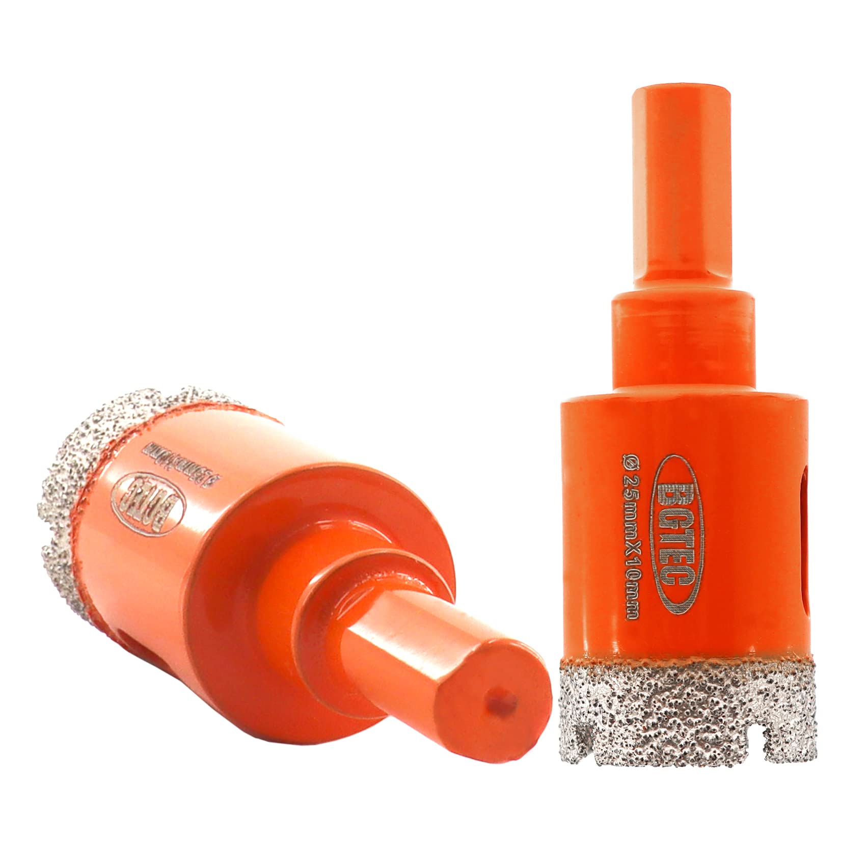 2 Punta Diamantate BGTEC 6mm M14 - Per Forare Piastrelle, Gres E Granito, Per Smerigliatrici