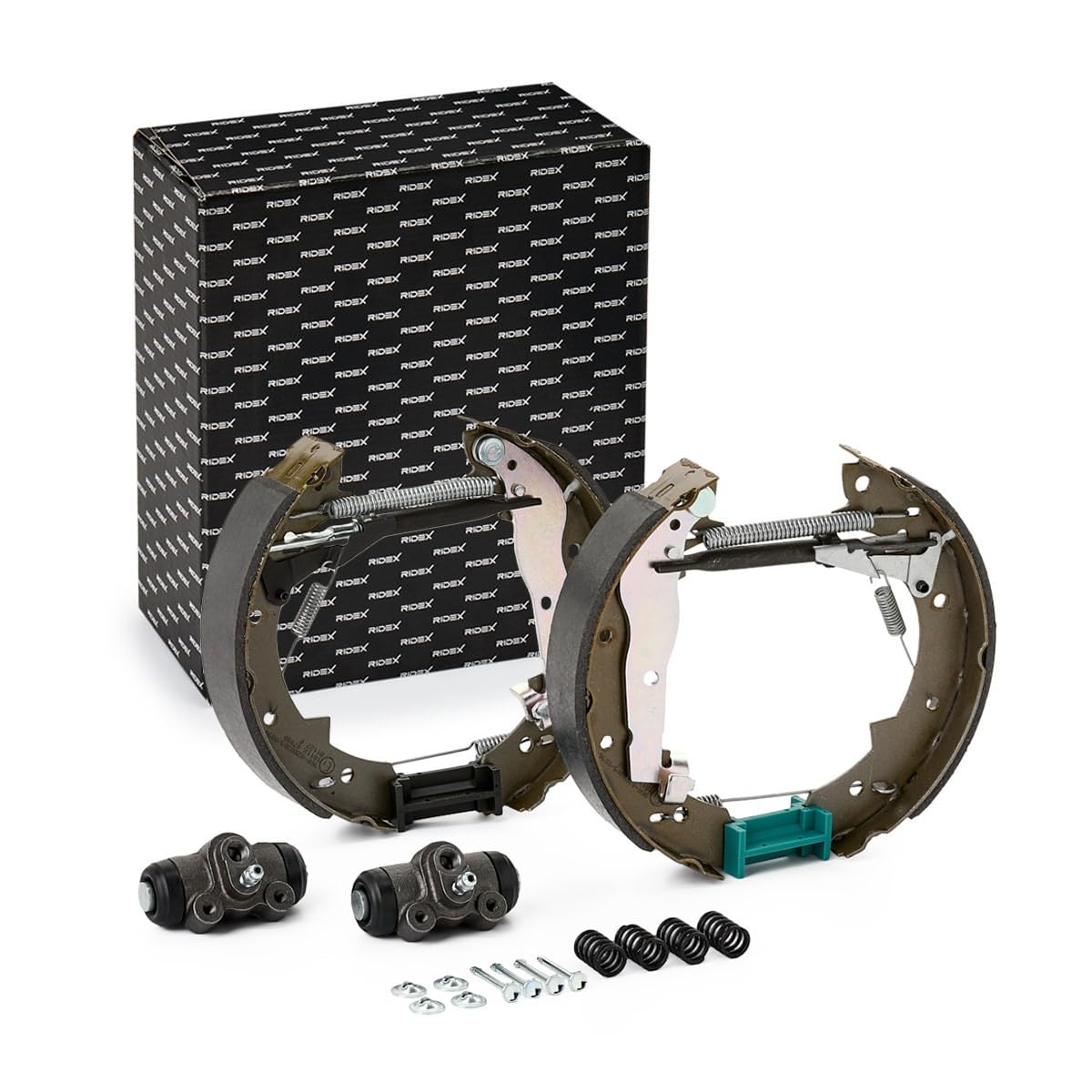 RIDEX 3859B0177 Kit de freins à tambour Arrière avec cylindre de roue Compatible avec BMW 3 Berline E30