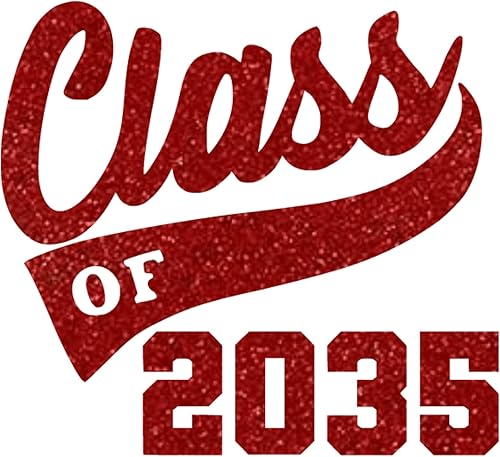 Vista 33 de Graduation Iron On Transfer, Class of 2035 Tshirt Decal, High School College Senior Shirt Sticker, HTV Graduate Patch, Pick Size Color, Iron-On