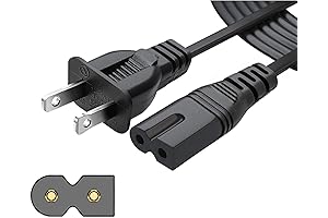 Chanzon 10ft Power Cord for Vizio TV, 2-Slot Replacement AC Power Cable...