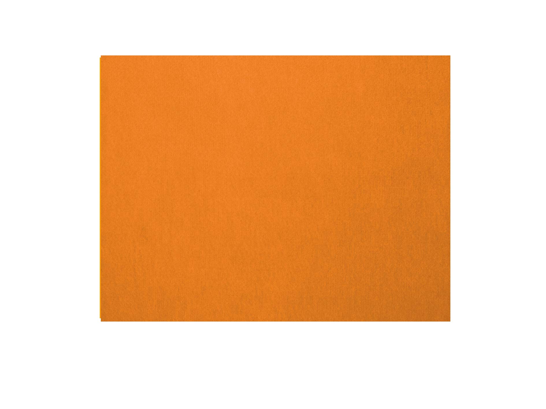 Unframed Fire Retardant Orange Felt Noticeboard Office Schools –1200mm x 900mm