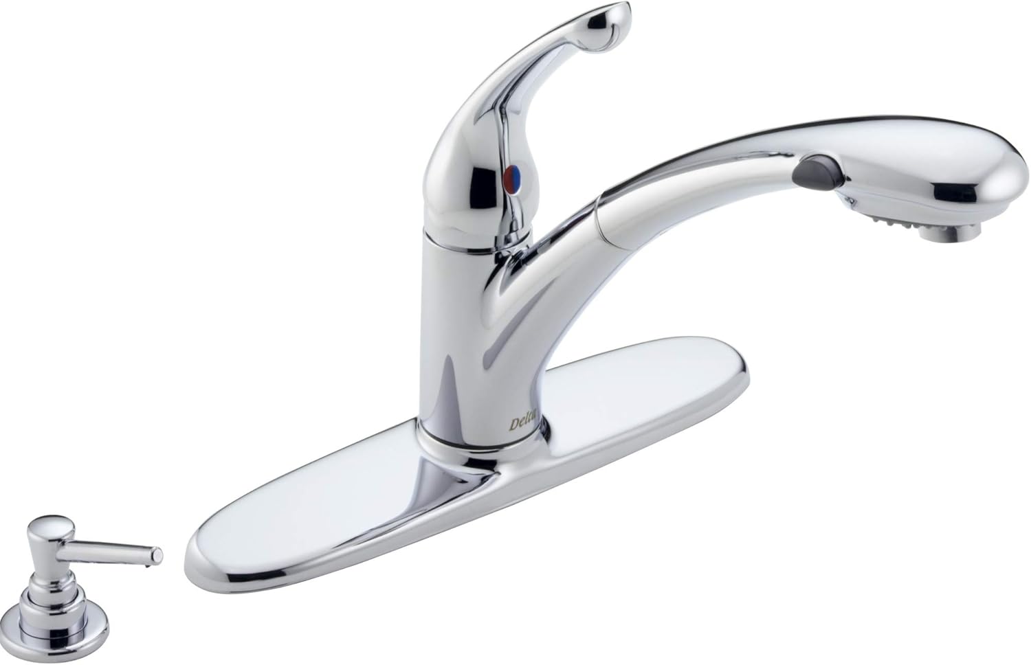 Delta Faucet 470-PROMO-DST Signature Single Handle Pull-Out Kitchen , Chrome