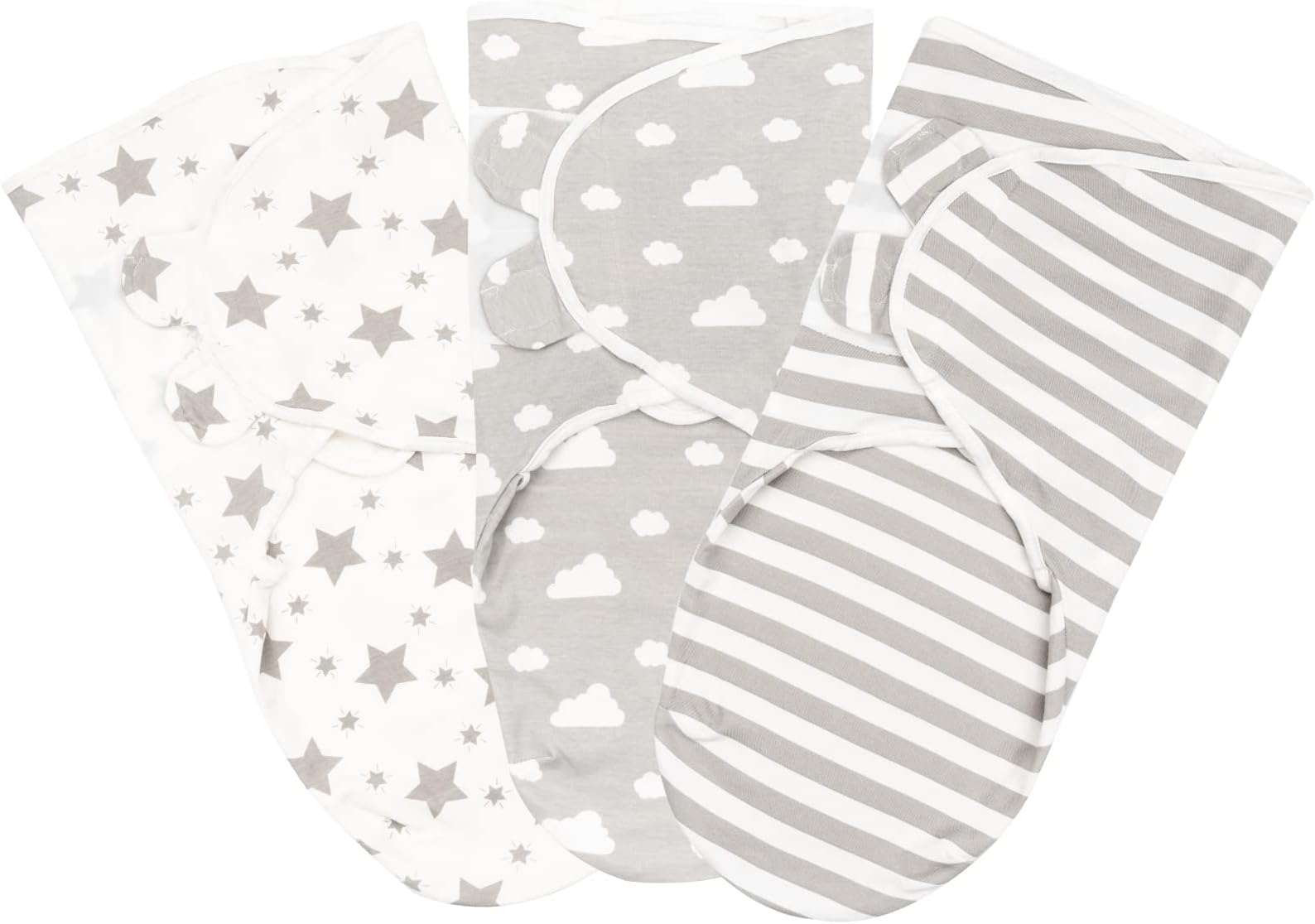 Vicloon Baby Swaddle Wraps, 2 pcs Baby Swaddle Blanket 03 Months, 100