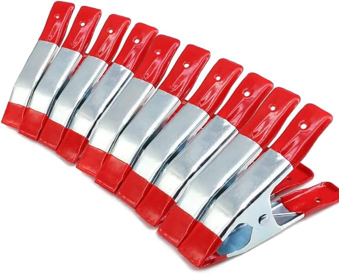 6 Inch Spring Clamps, 10 Pcs Spring Clips, Multipurpose Wood Clamps