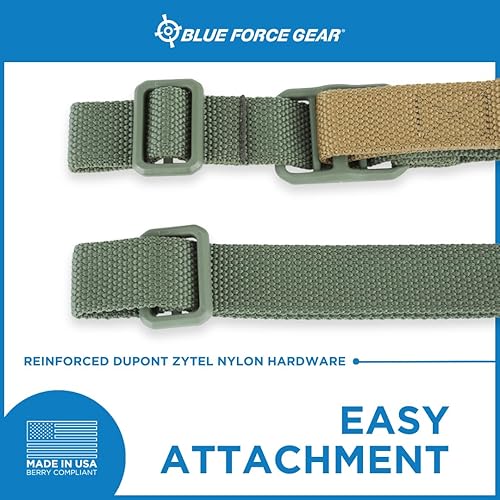 Miniatura 4 de Blue Force Gear Vickers Sling  Eslinga de 2 puntos se ajusta para posiciones de transporte  54-64 pulgadas