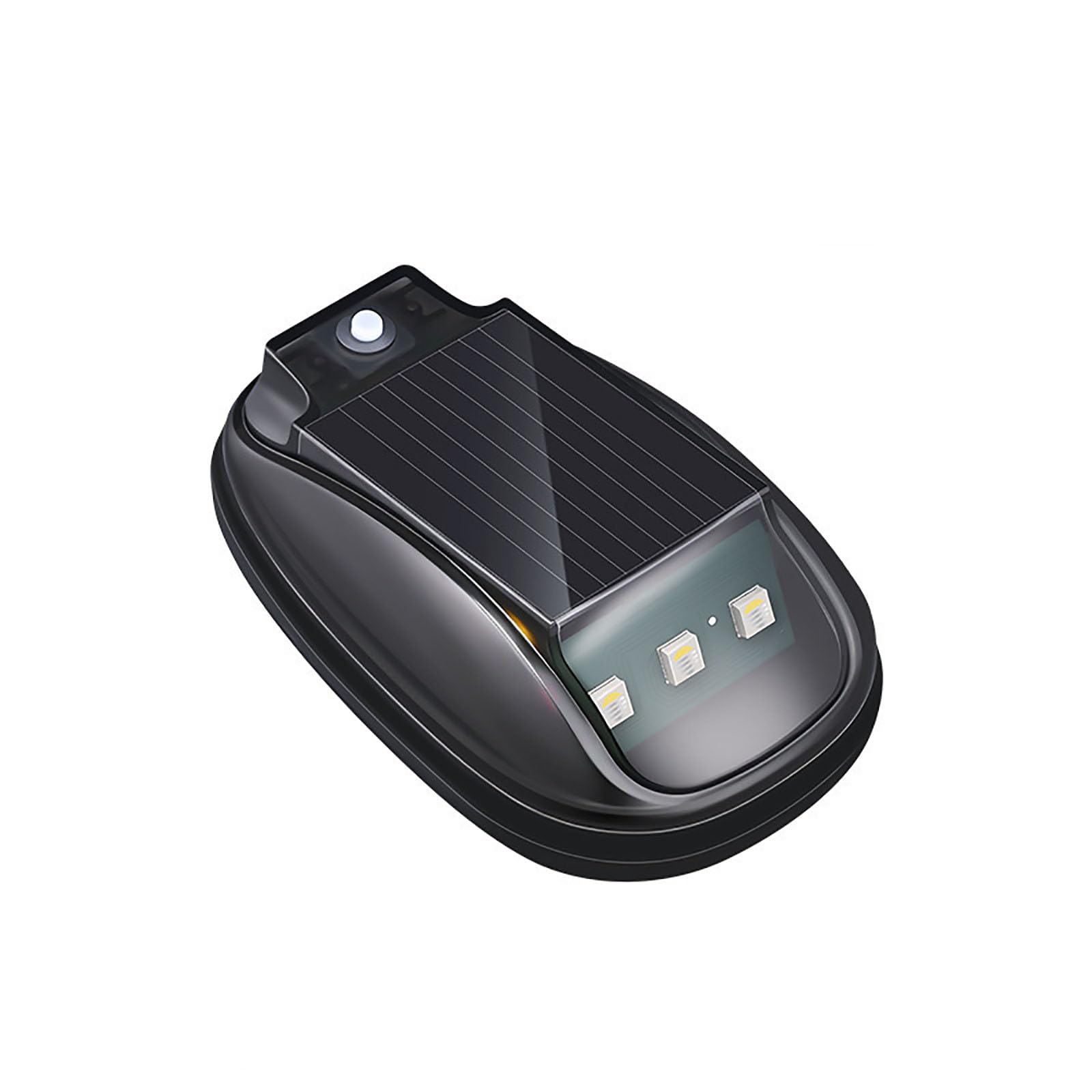 Solar Waterproof Cab Roof Lights, Solar Cab Lights for Truck with Remote, Wireless No Drill Solar Powered Cab Lights,Waterproofing,for Truck SUV Rvs Decoration (1PCS)