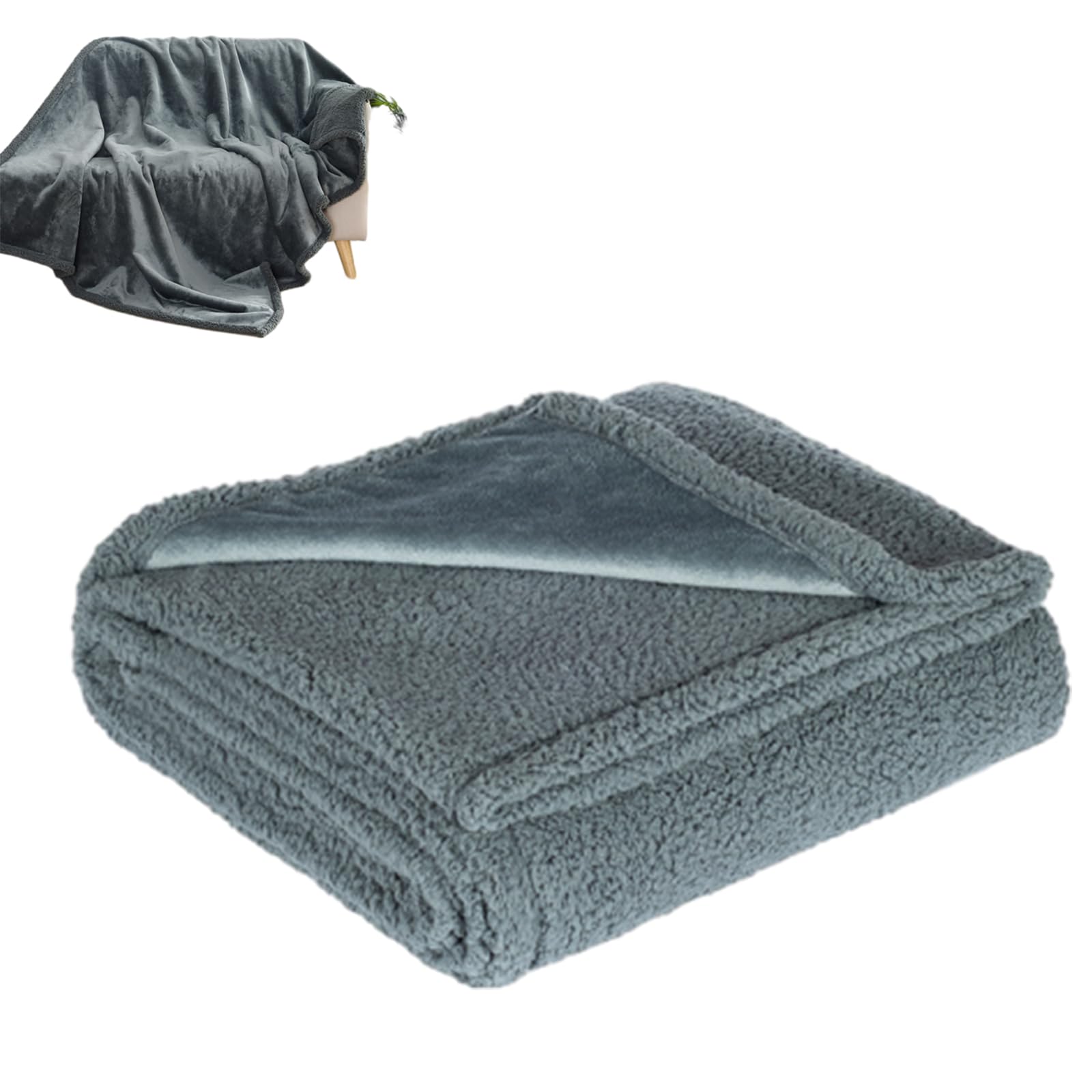 Coperta impermeabile double face per coppie, copriletto morbido per intimità, protezione mobili, manta accogliente, design double face