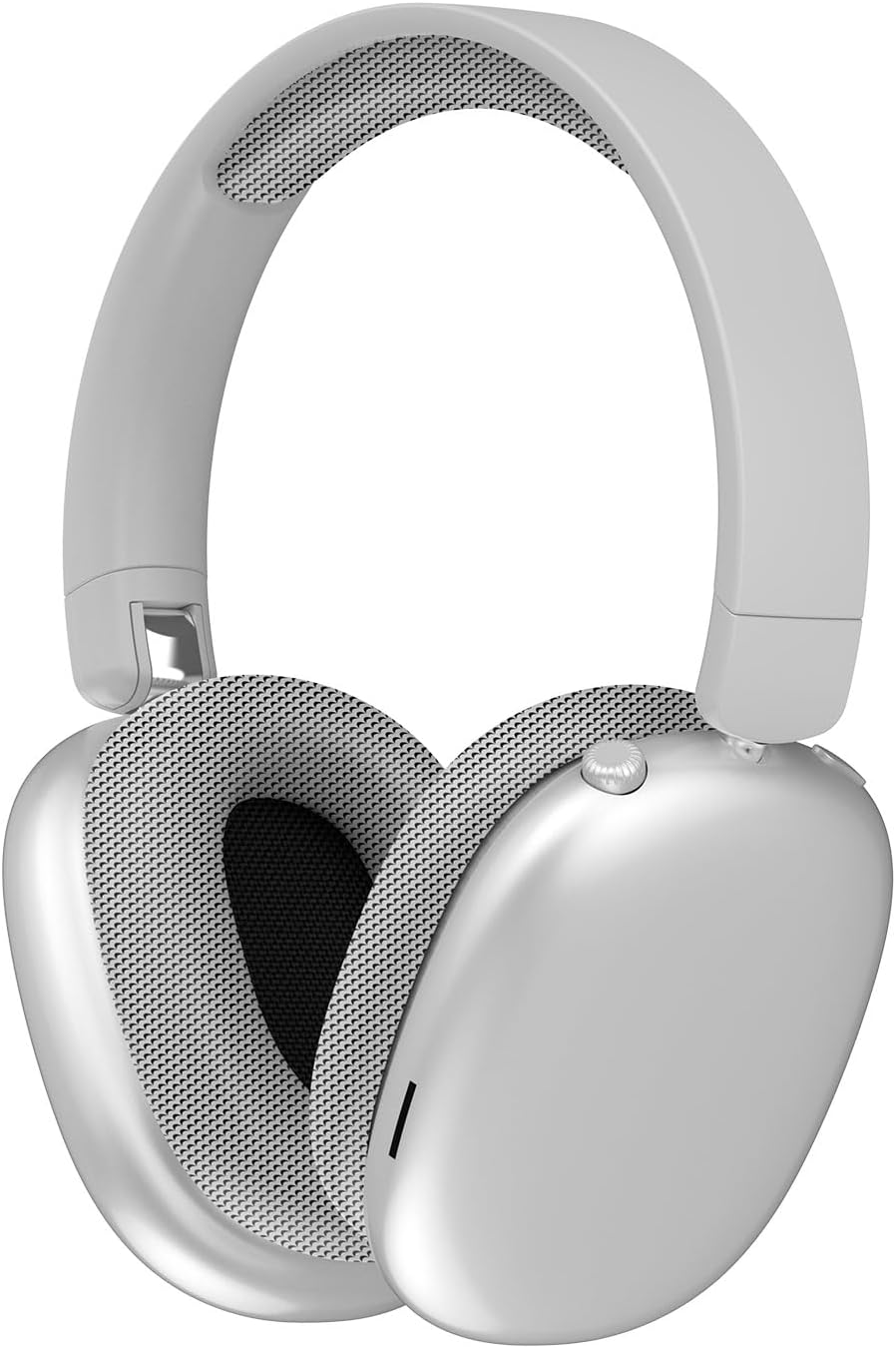 Active Noise Cancelling Headphones,Wireless Bluetooth Over Ear Headphones,Hi-Res Audio,70H Playtime,Lightweight Foldable Comfort Soft Earpads Headset for Gym,Travel,iOS/Android-Silver Sliver - Image 1 of 8