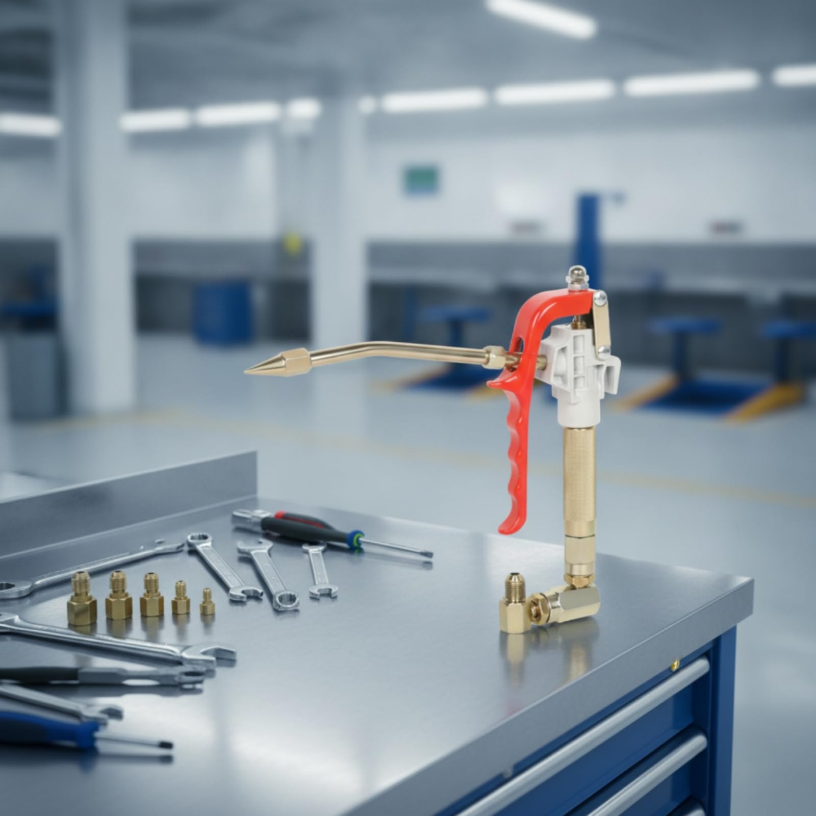 harayaa de Grasa Ensamblada de Aceite Tubo de Lubricación Conducto Hidráulico Línea de Salida Resistencia a Ambientes de Taller, Pistola De Engrase Universal De Alta Gama Estilo Italiano