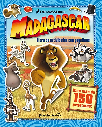 Madagascar - Libro De Actividades Con Pegatinas [Lingua spagnola]: ¡Con más de 150 pegatinas!