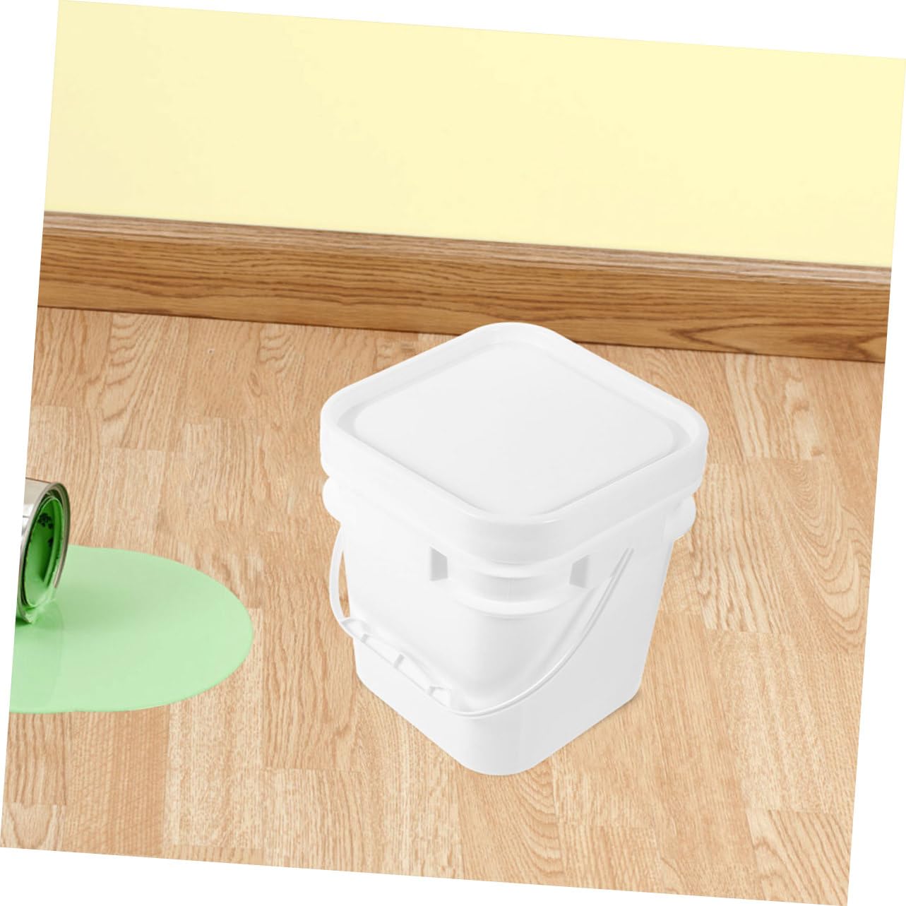 Hohopeti 2piezas Cubo De Tapa y para Almacenamiento De Pigmentos y Recipiente Multifuncional De Resistente De Unidades
