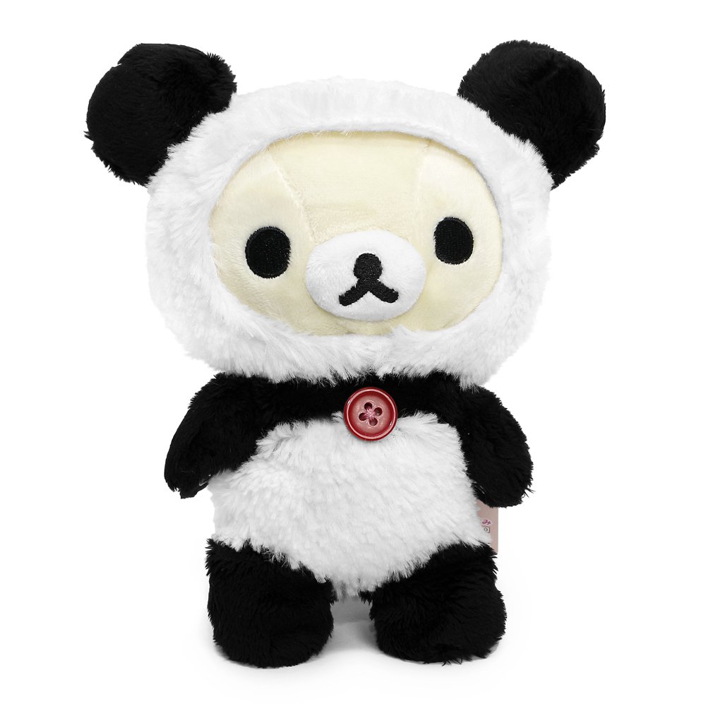 Amazon.co.jp: リラックマ パンダでごろんつあめてぬいぐるみ 