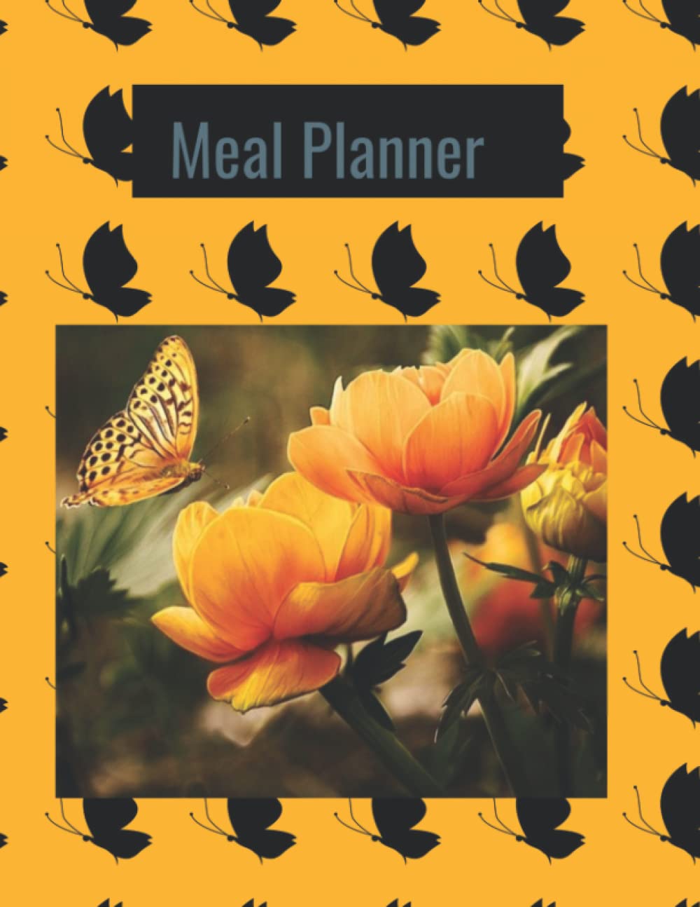 Meal planner, weekly, large and easy to see 8.5 “ by 11” 100 pages