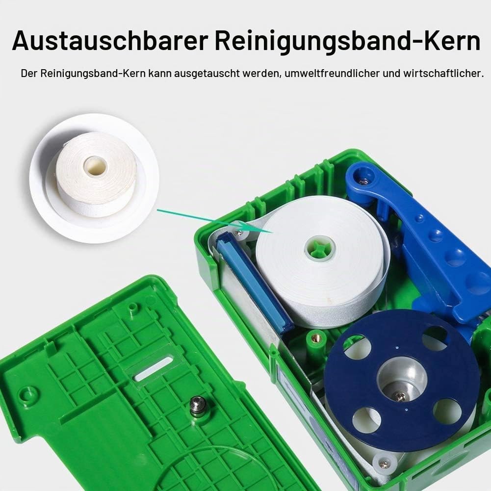 Elfcam – Glasfaser-Reinigungsbox, Reiniger für Glasfaserkabel, SC FC St LC E2000 MPO MTP MTRJ MU, mehr als 550 Reinigungen, Cleaner-Box_500