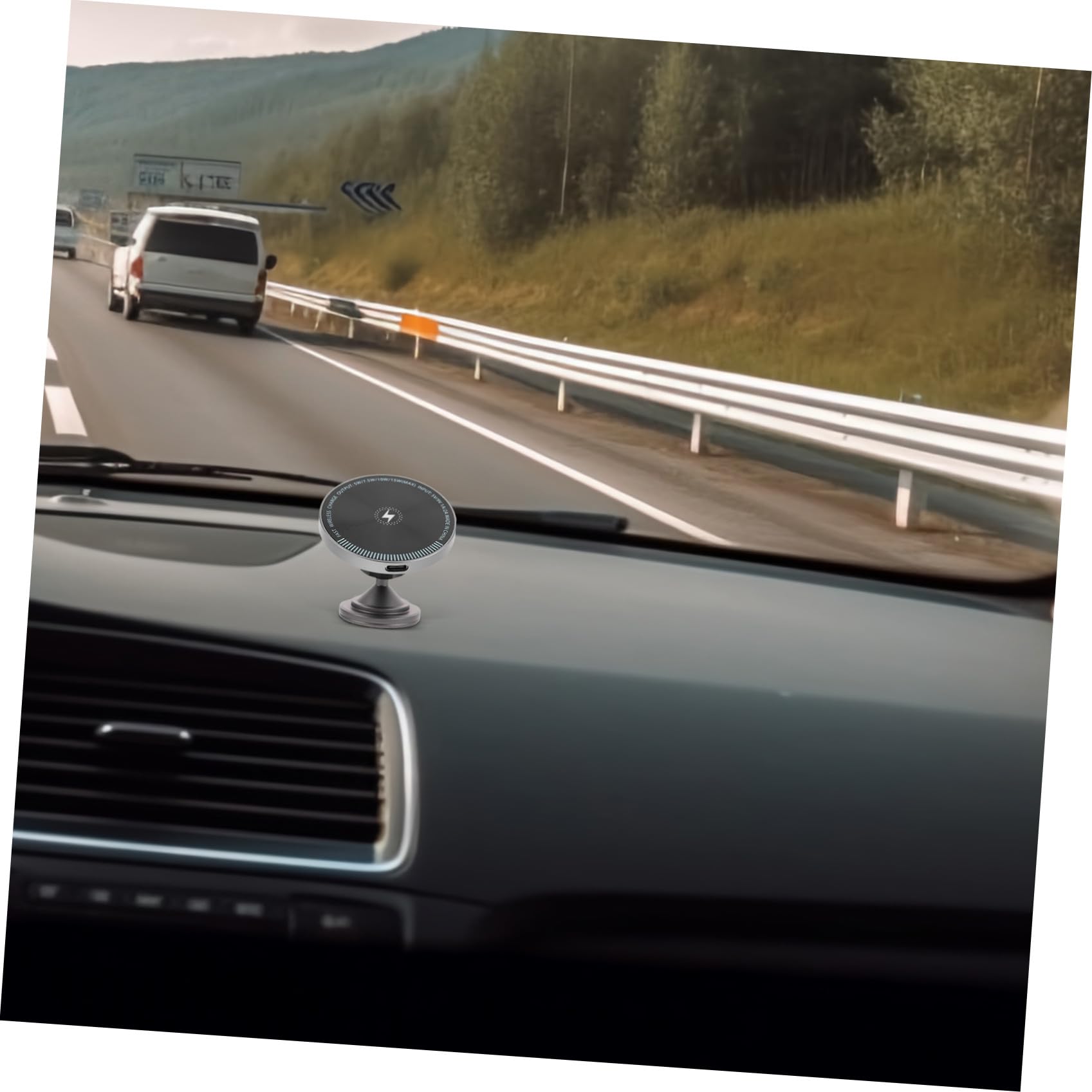 Caricatore Auto Magnetico Wireless 15w in Lega di Alluminio