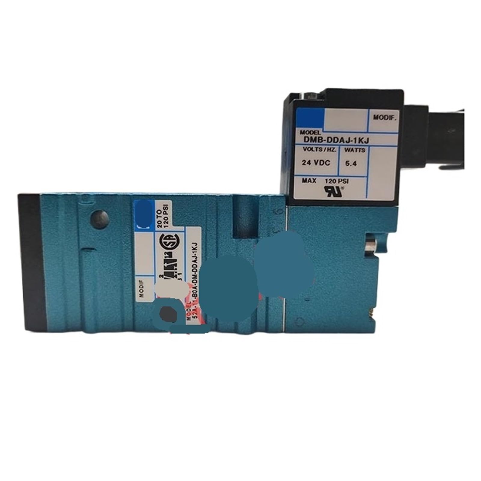 Électrovanne 52A-11-B0A-DM-DDAJ-1KJ distributeur pneumatique 3/2 voies