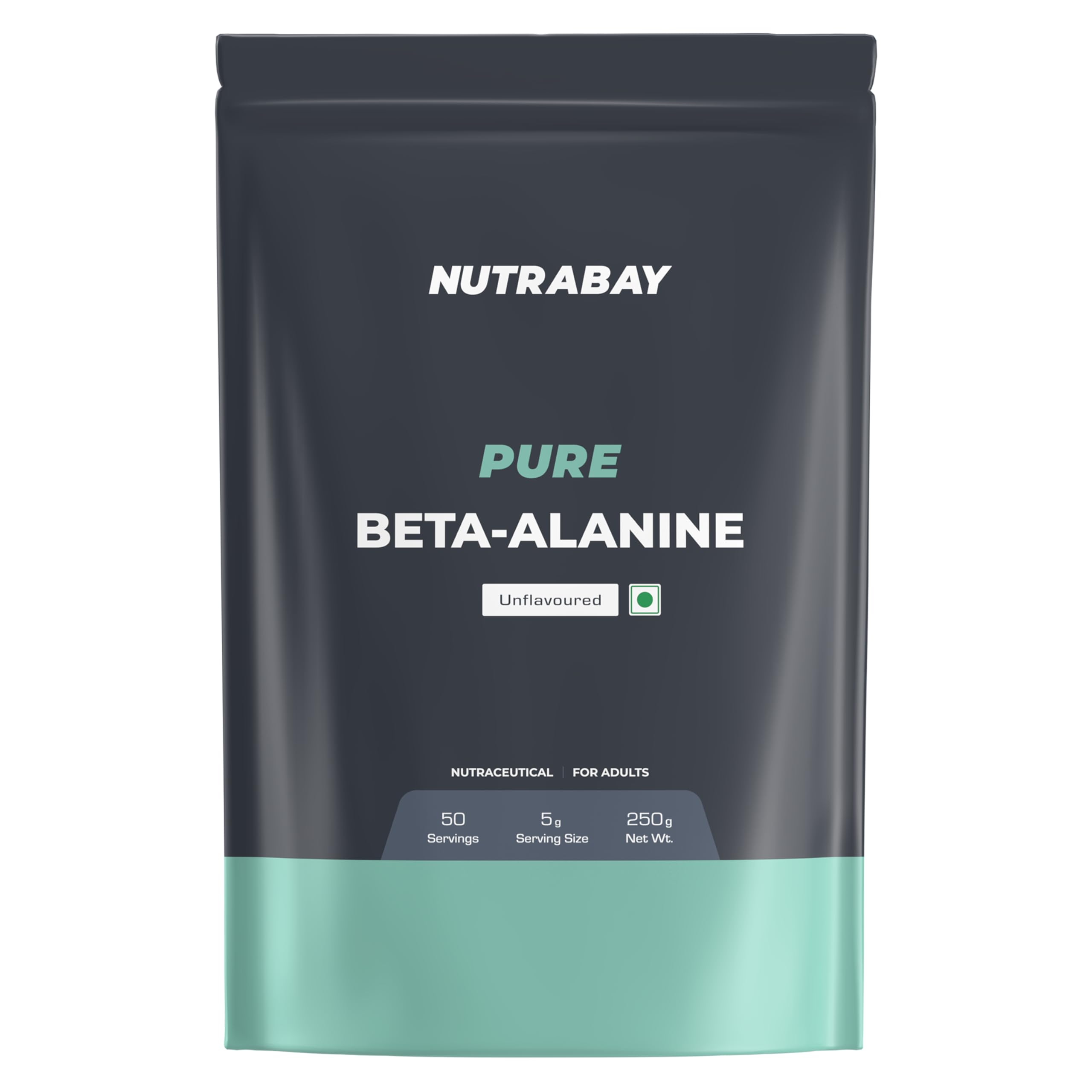 Nutrabay Pure 100% Beta Alanine - Unflavoured, 250g