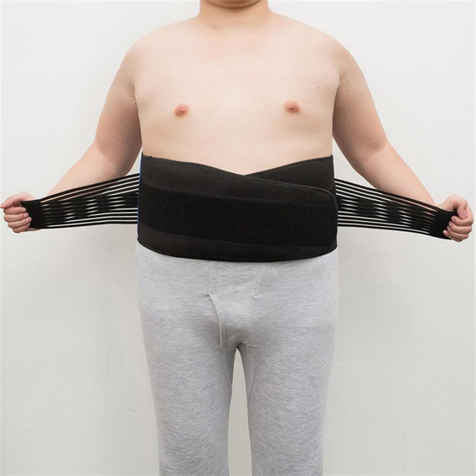XANAYXWJ S-6XL pas stabilizujący dolną część pleców unisex Plus rozmiar regulowany korektor talii lędźwiowej plastyka brzucha trener fitness sportowy