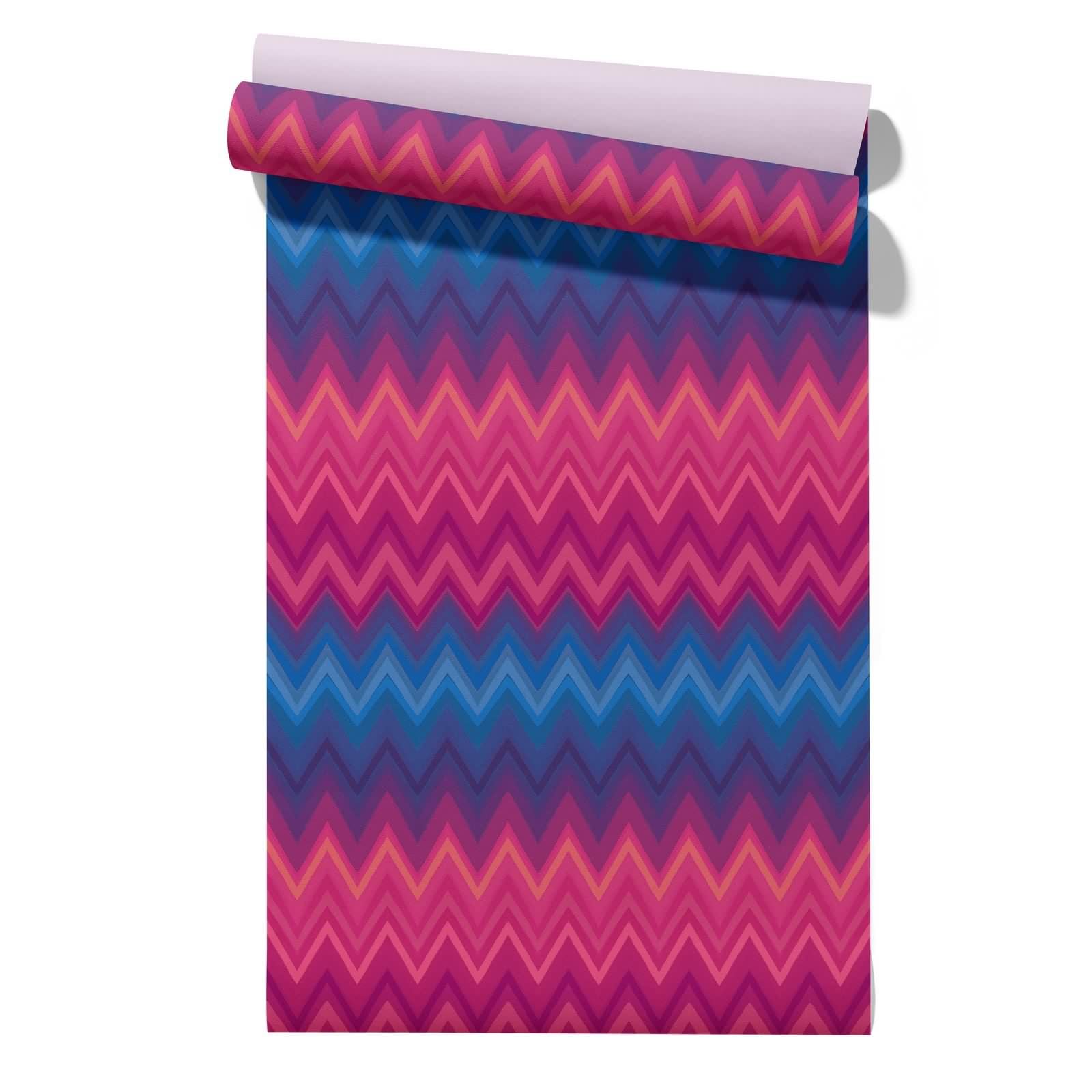 CEVAN Kitchen Drawer Wallpaper Liner Clothes Geometric Waves Modern Individuality For Waterproof Self Adhesive Covering Self Adhesive Kitchen Countertop Covering 45x300cm