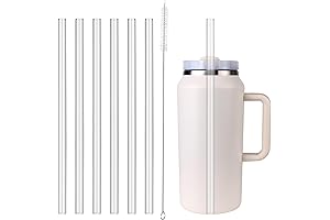 64oz Extra Long Quencher Straws Compatible with Stanley Cups