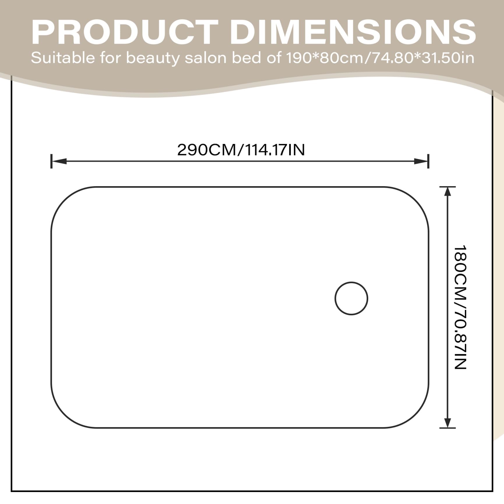 Sábana de masaje transpirable 114x71 cm con orificio para la cara, funda de mesa de masaje reutilizable lavable