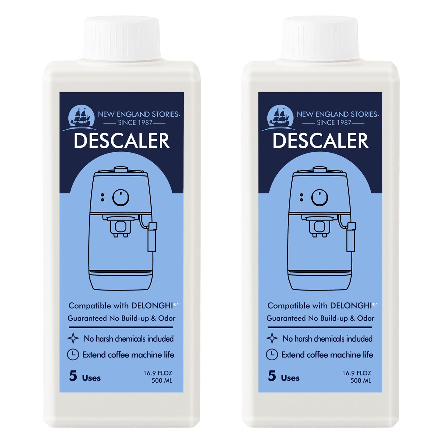 Photo 1 of 10 Uses DeLonghi Compatible Descaling Solution, Specially Designed to Clean Delonghi Coffee Machines and Maker - 33.8oz Espresso Coffee Maker Cleaner, Coffee Pot Cleaning Limescale Remover