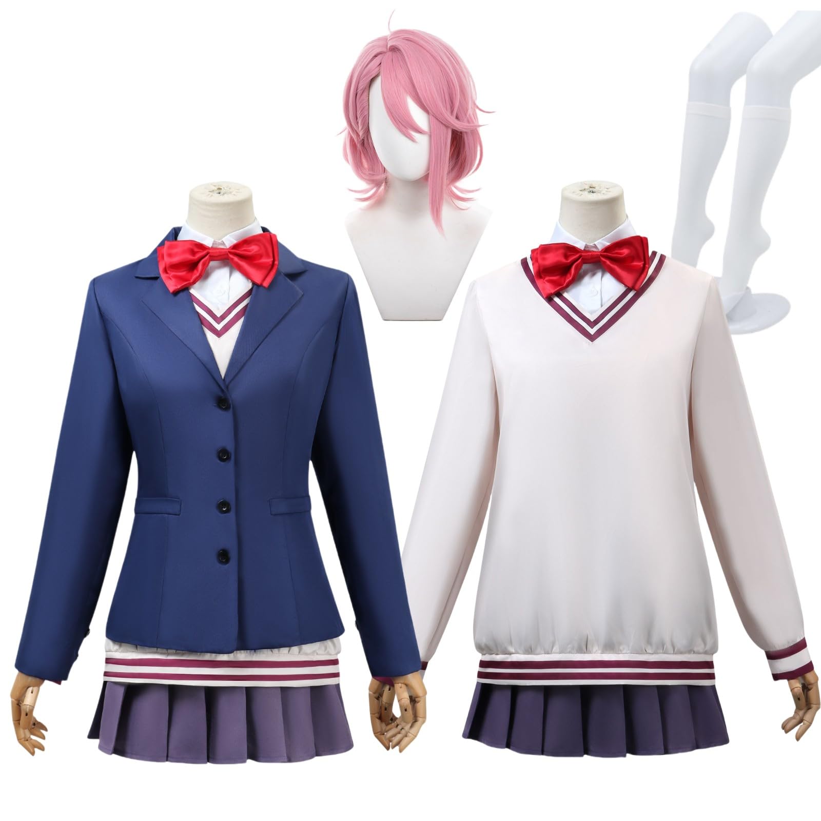 Amazon.co.jp: 白鳥 愛羅 アイラ コスプレ衣装セット ウィッグ追加可 