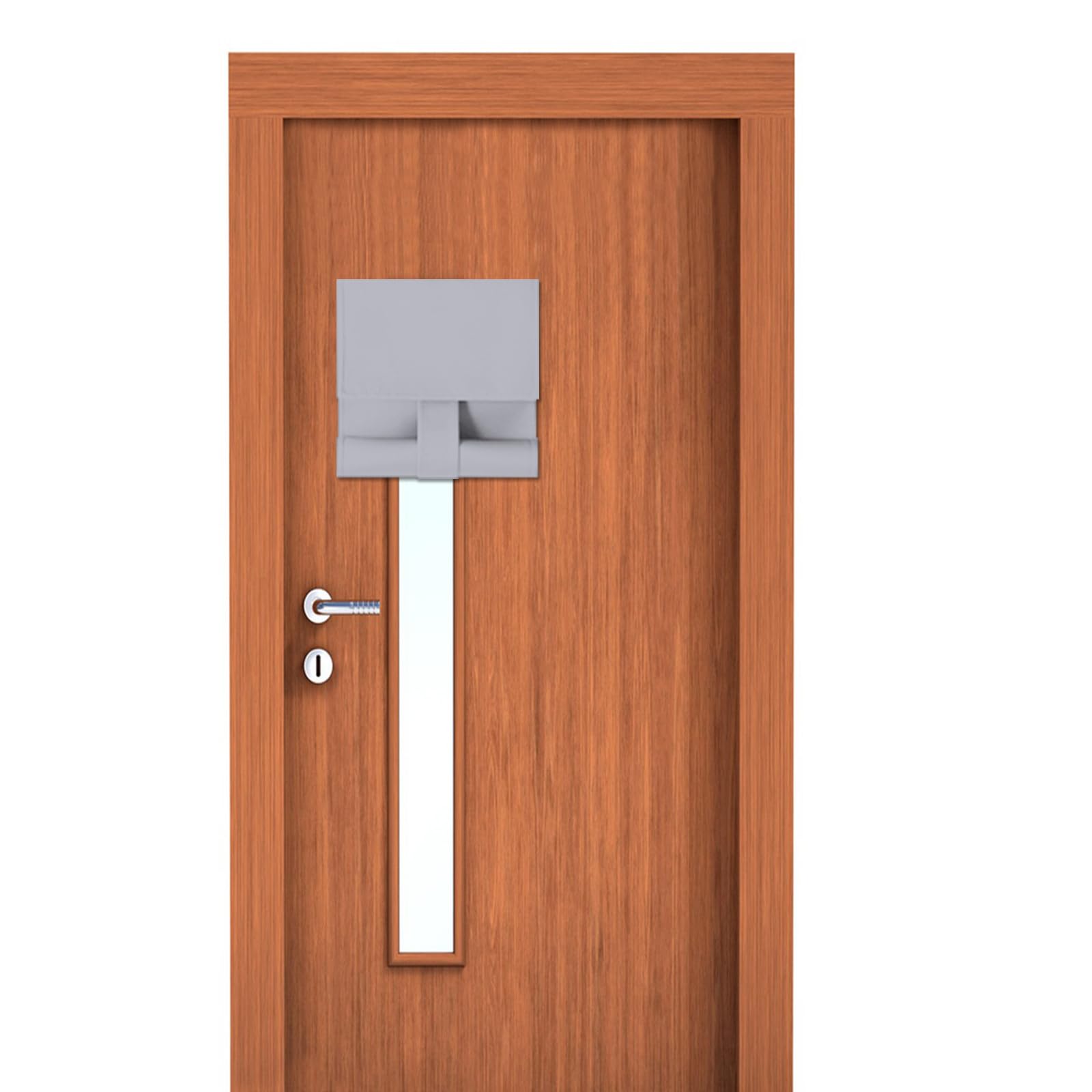 Maritown Classroom Door Window Curtains 1 Panel No Drill Blackout Privacy French Door Blinds Front Door Curtain Stick on Shades for Patio Door Backdoor Classroom Glass Door Window Cover