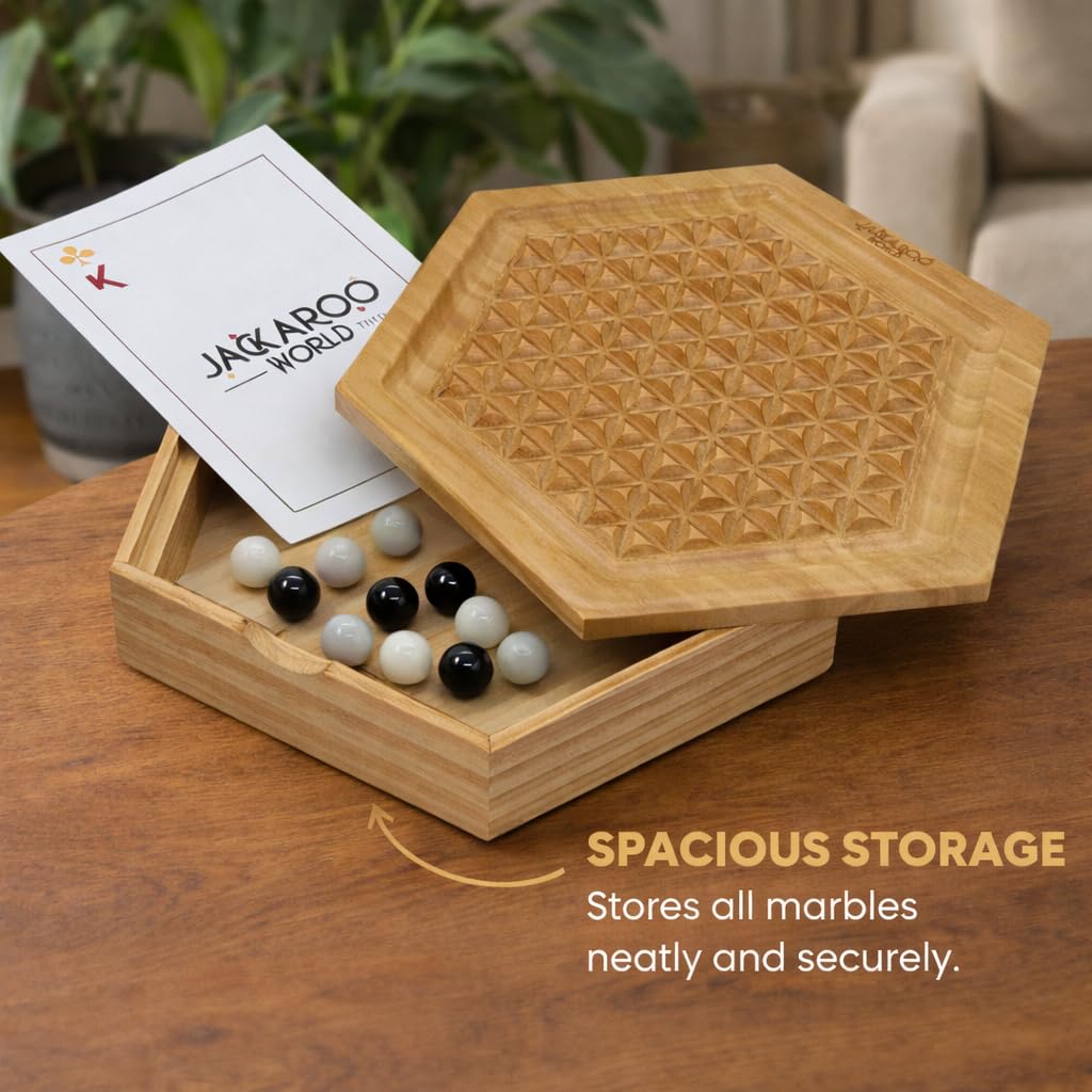 Abalone - Juego de mesa - Juego de estrategia de mármol - Juegos de 2 jugadores - Juego de ajedrez de mármol - Juego de mesa de ajedrez intelectual - Juegos de estrategia para adultos