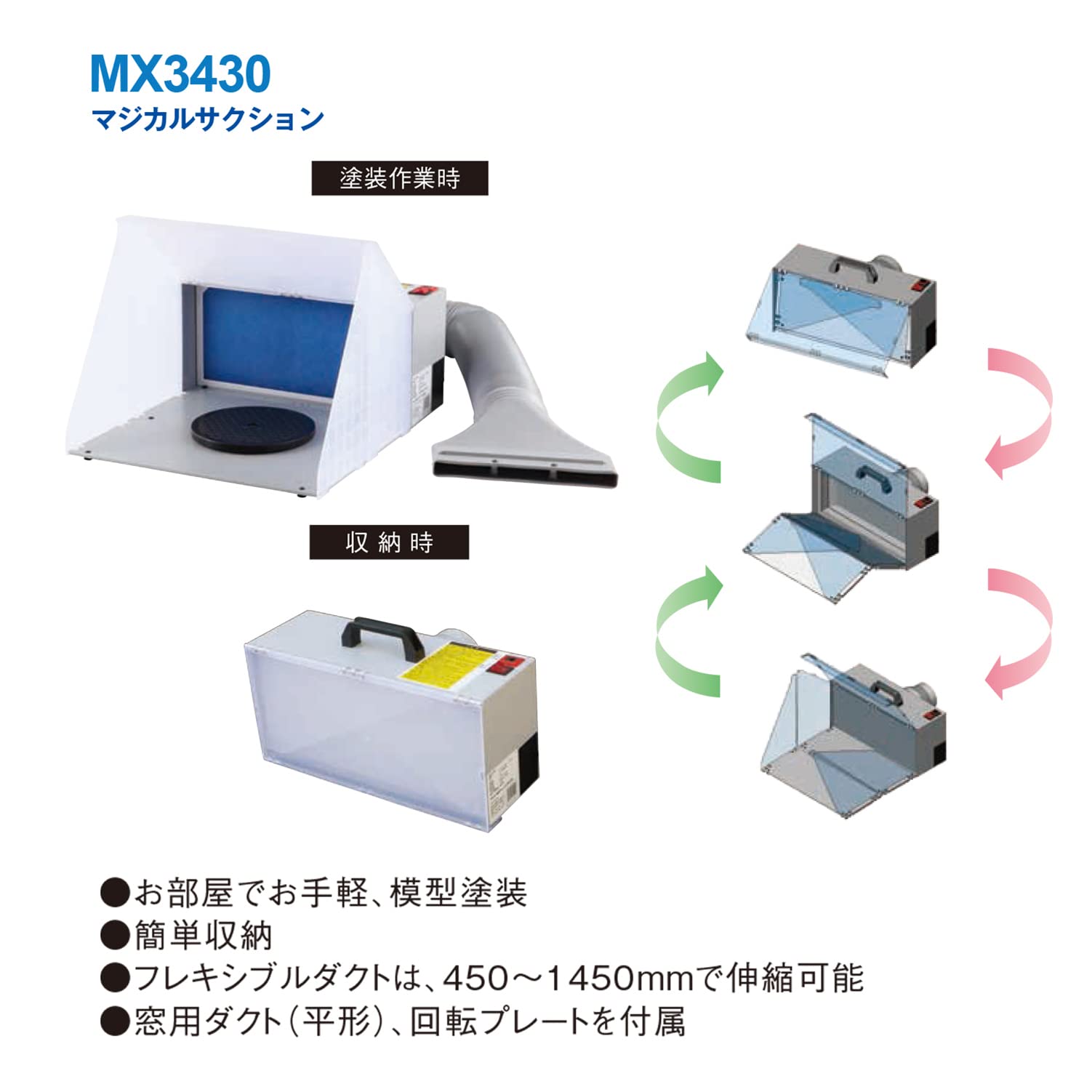 Amazon | アネスト岩田 エアーブラシ用塗装ブース マジカルサクション  
