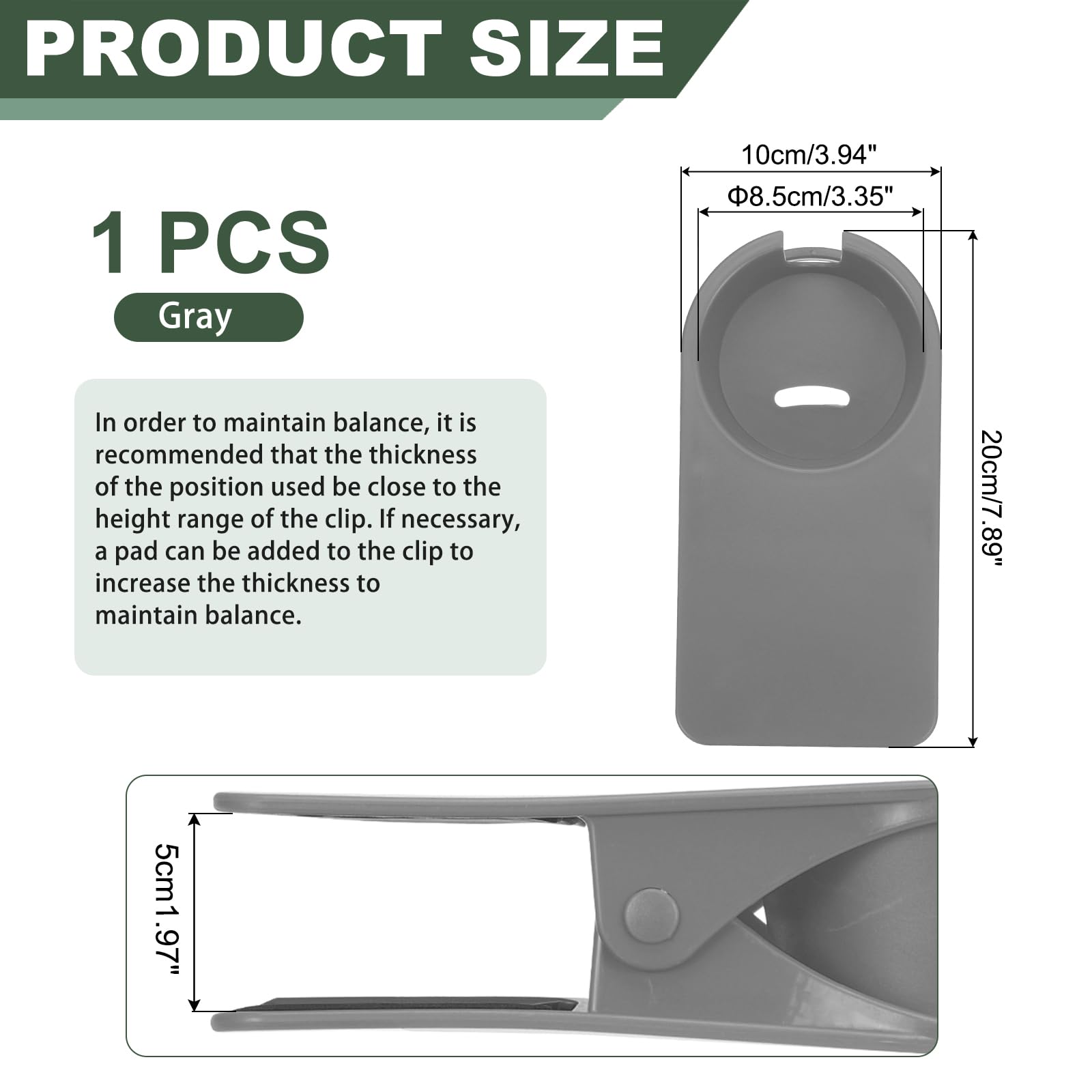 PATIKIL Desk Cup Holder Clip - Image 2